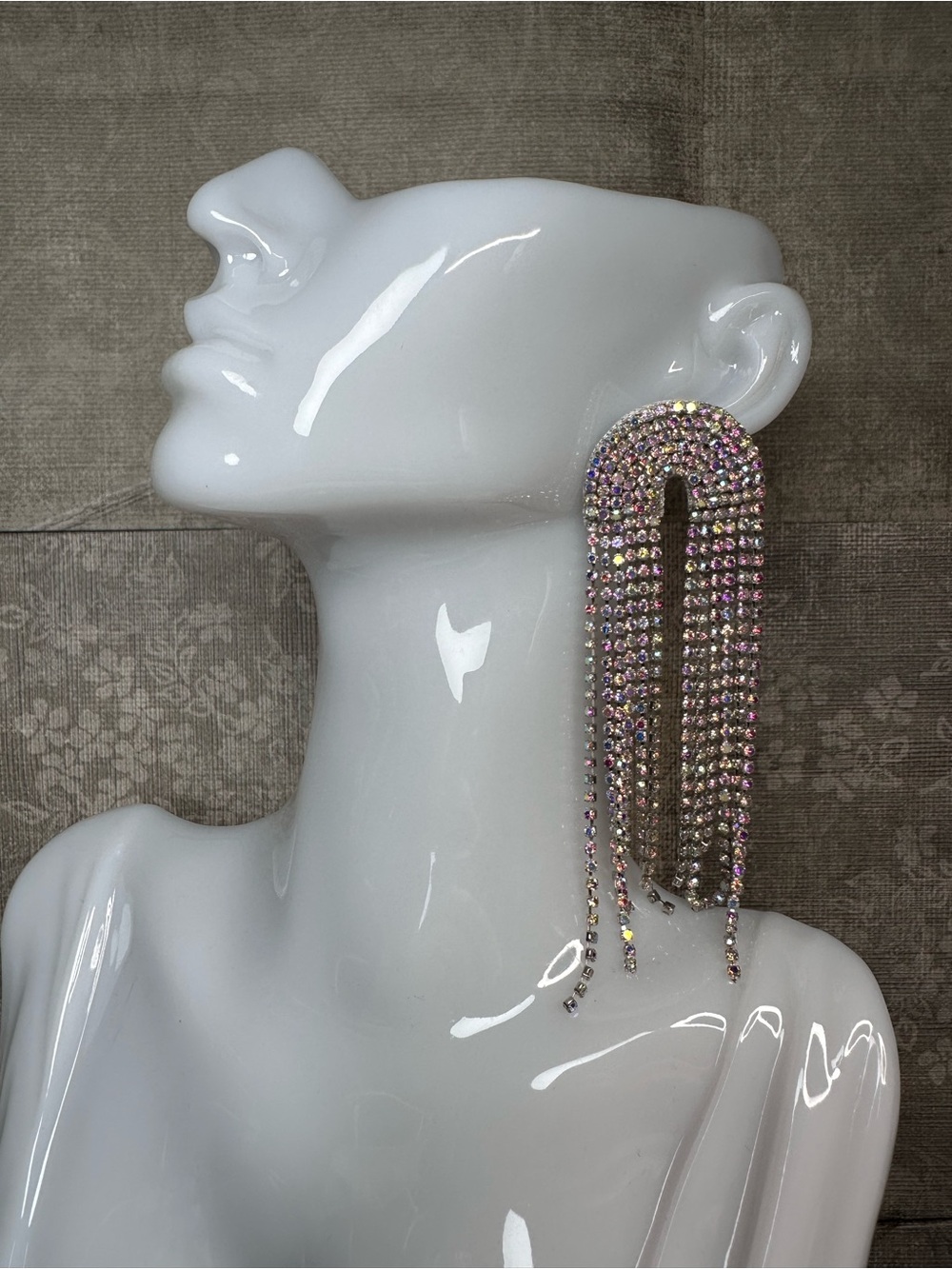 Deepa Gurnani “Warren” Iridescent Earrings